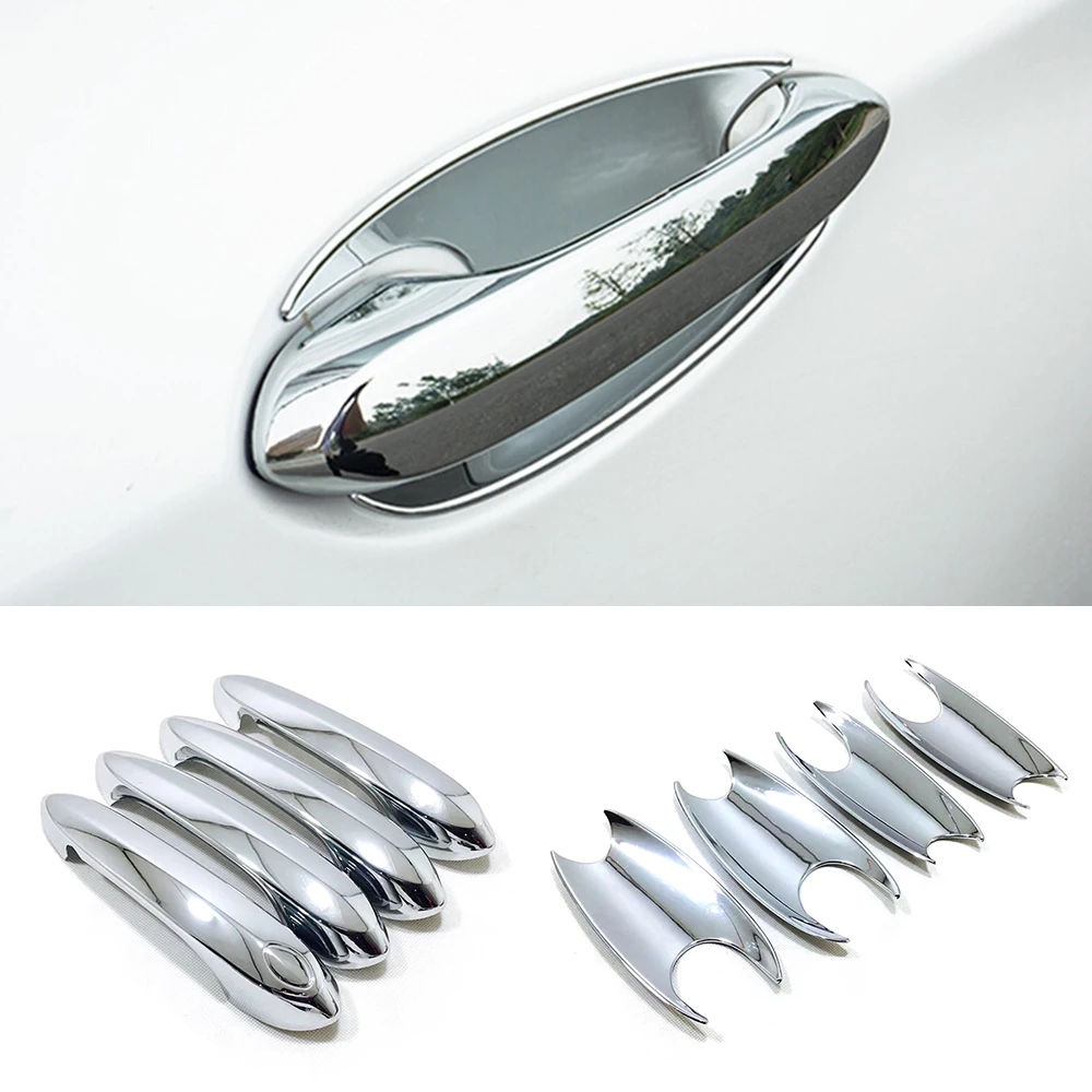 

ABS Chrome Exterior Door Handle Bowl Holder Cover Frame Trims For BMW X3 G01 X4 G02 2018 2019 2020 Car Molding Accessories