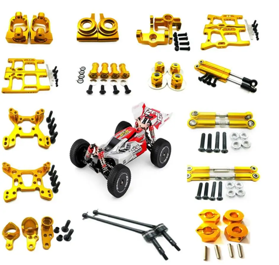 WLtoys 144001 RC Запасные части для автомобиля обновленная металлическая передняя и