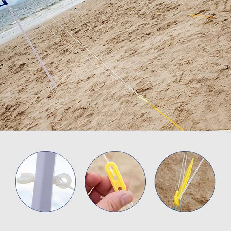 

Hot Sellin Badminton Net Outdoor Portable Volleyball Net Adjustable Foldable with Stand Pole for Beach Grass Park Venues