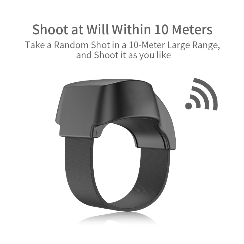 mini bluetooth v5 1 self timer remote control button wireless controller smart finger ring wearable devices for phones free global shipping