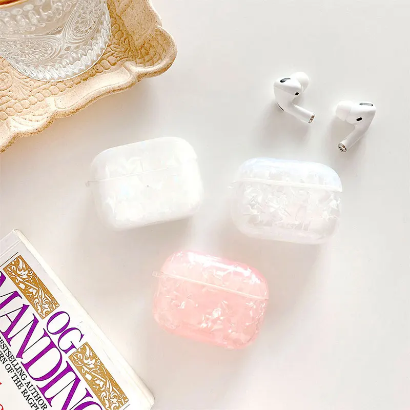Беспроводной Bluetooth чехол для наушников Airpods Pro 2 3 Мраморный защитный Air Pods Pod aripods air