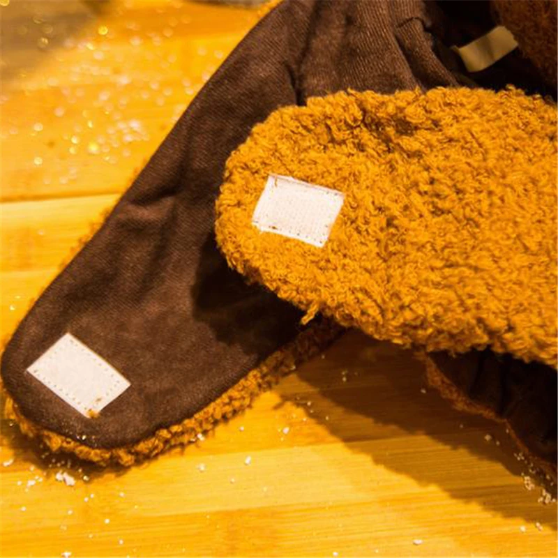 Deer Hat Christmas Gift Warm Unisex Kids Winter Animal Bomber Hat Girl Funny Fashion 2019 Outdoor Female Cosplay Horn Thick Cap