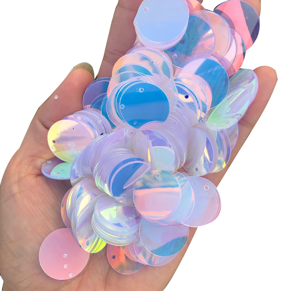 

DIY Fish Scales Sequins Side Hole Handmade Clothing Accessories Beads Making Materials Jewelry Accessories Hand-sewn Sequins