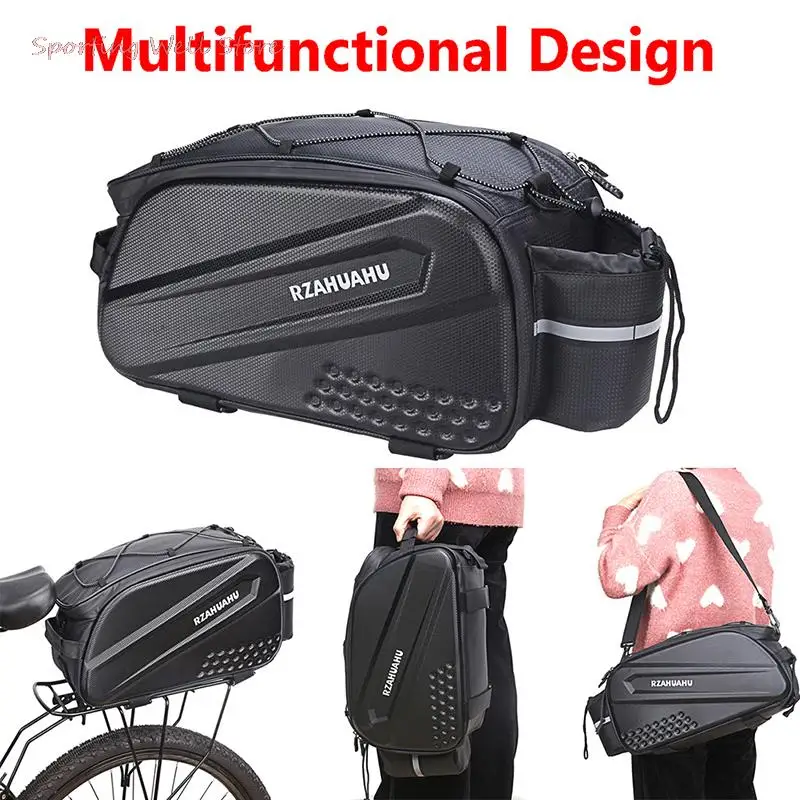 

Многофункциональная сумка на заднее сиденье велосипеда, водонепроницаемая сумка на багажник велосипеда, сумка-карго Pannier, вместительная су...