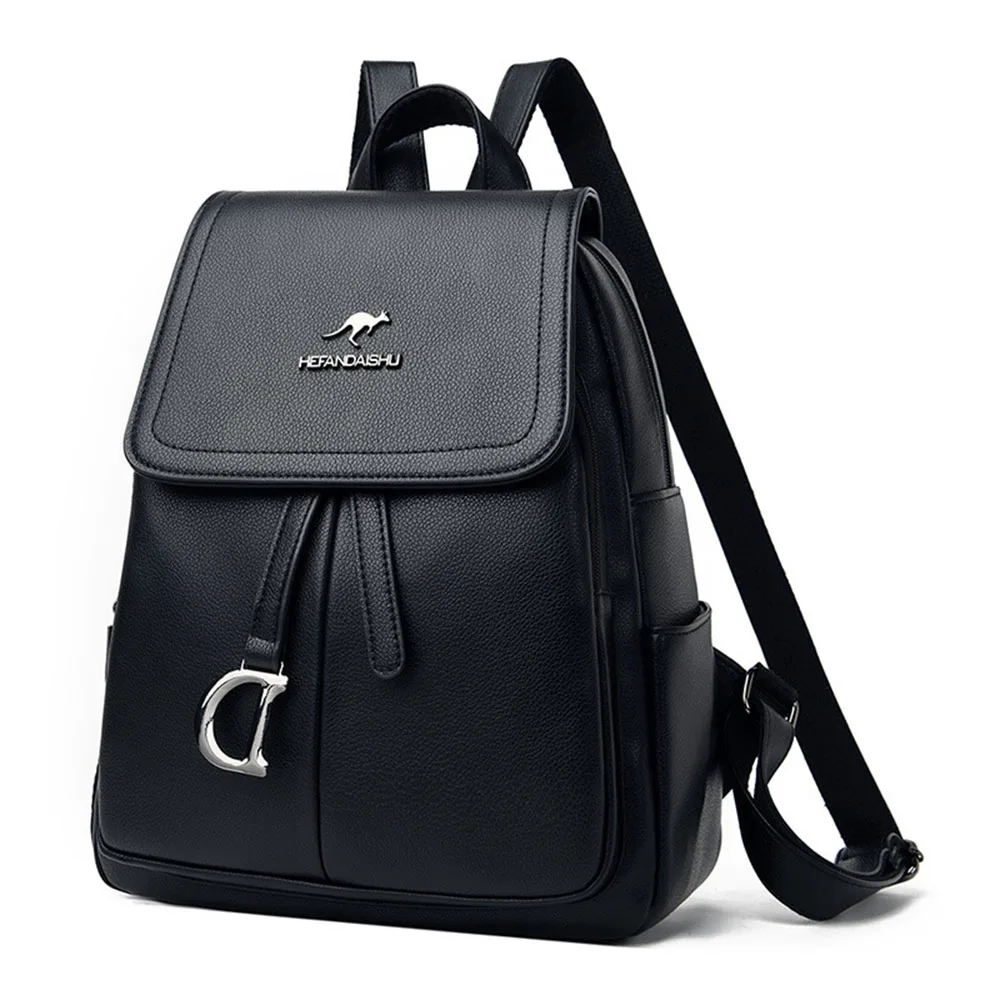 

Женский рюкзак minilalism из искусственной кожи, высококачественный ранец на плечо для школы и учебы, дорожные рюкзаки для девочек-подростков