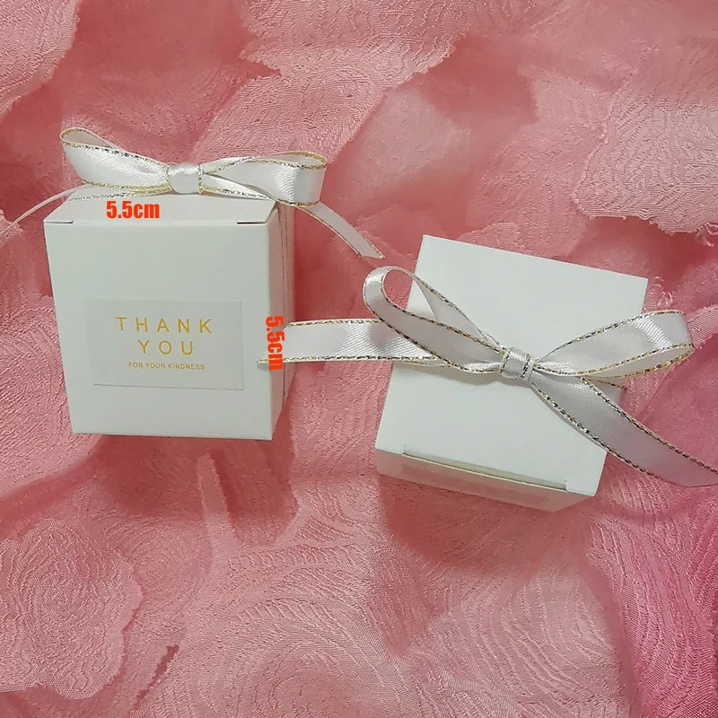 

10pcs/lot White Craft Paper Gift Box Packaging Jewelry Box Candy Box Wedding Favors Gift Candy Boxes Home Party Birthday Supply