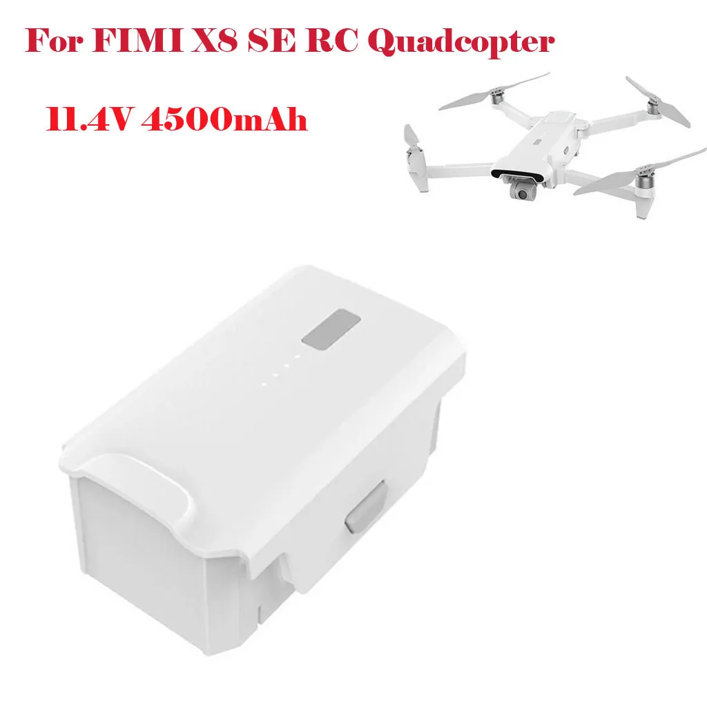 

FIMI X8SE 2020 Drone Battery x8 se 2020 smart batterie RC Quadcopter запасные части bateria 11,4 V 4500mAh аккумуляторная батарея Lipo