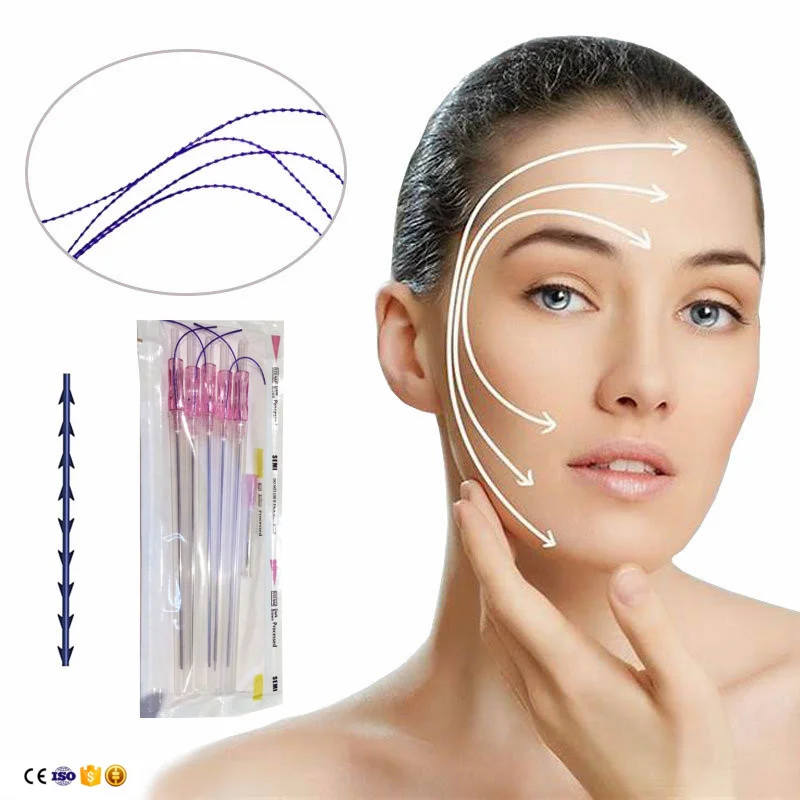 

Top Selling KING Facial Liting Fishbone Molding L W Blunt 18g 100mm 120mm Pdo Thread LIFT