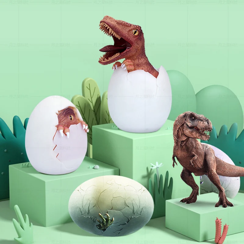 Цена СВЕТОДИОДНЫЙ 3D ночник в виде динозавра, мультяшный модный Настольный светильник с дистанционным управлением для детей, подарок на Рождеств...