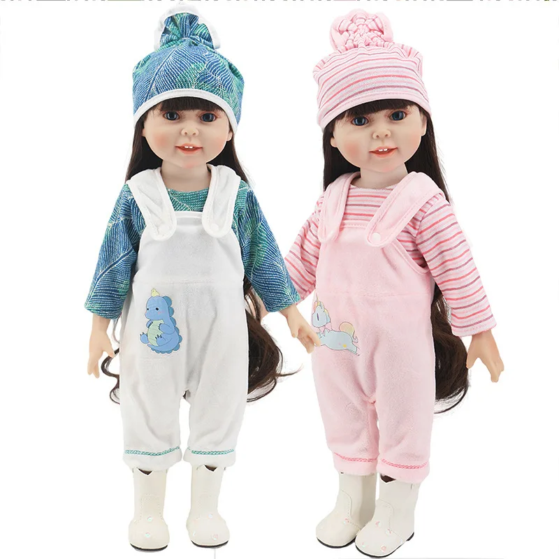 Кукла одежда штаны Розовый Единорог комбинезон одежда для 40 см 43 см reborn baby Doll Одежда наборы для 1" Кукла аксессуары игрушки одежда