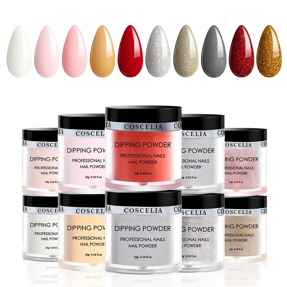 Dipping Powder Nail Starter Kit Dip System Acrylic for French Manicure Art Set Essential No Needed UV Lamp | Красота и здоровье