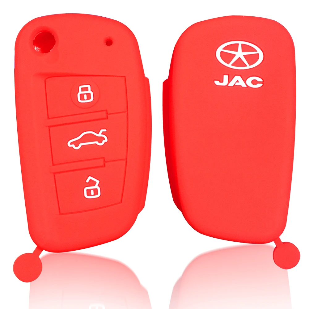 Силиконовый чехол для автомобильных ключей JAC S2 Mini IEV6S M4 2020 2019 2016 2017 2018 аксессуары