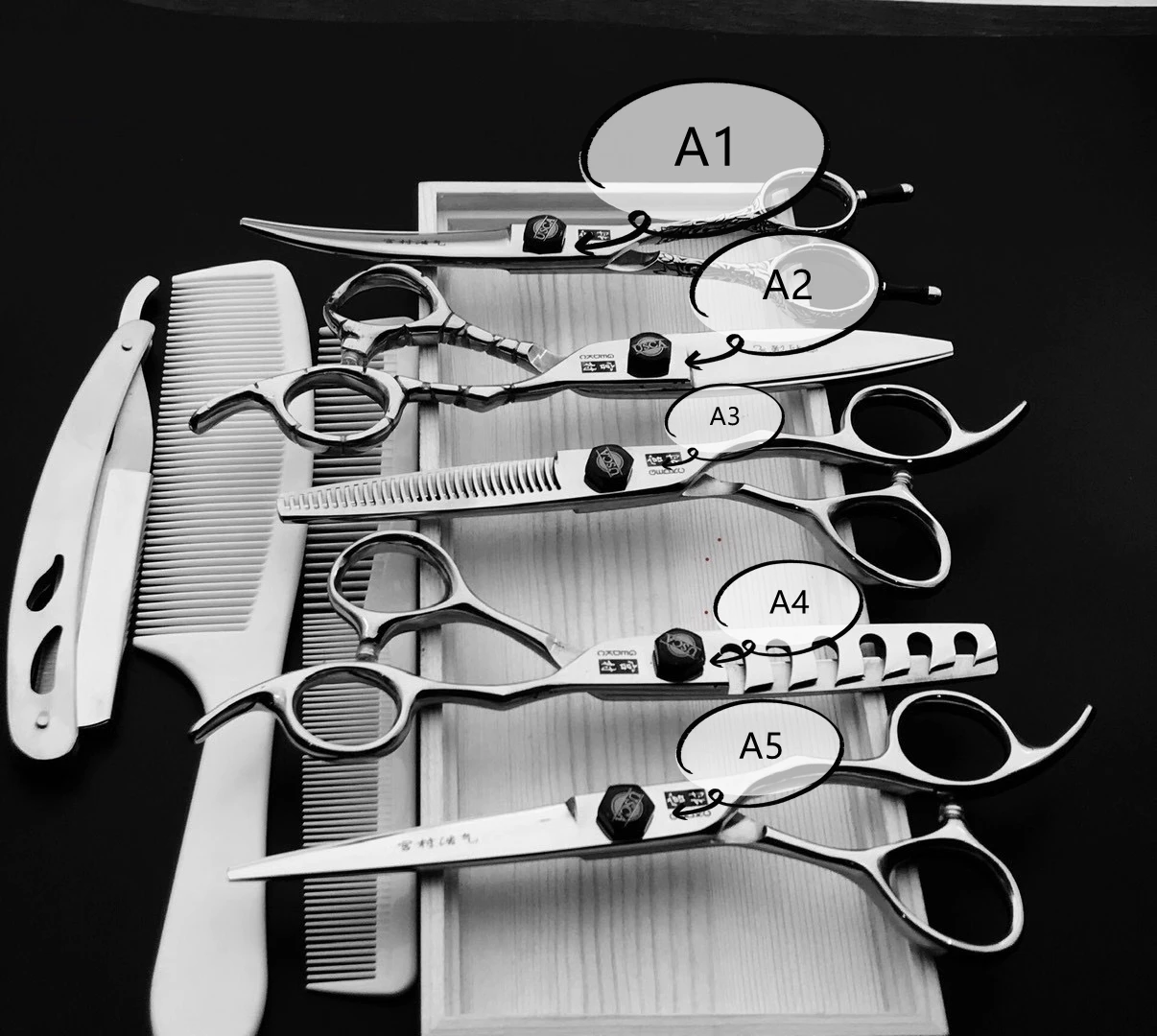 Хит 6 0 черные японские ножницы для волос Профессиональные парикмахерские