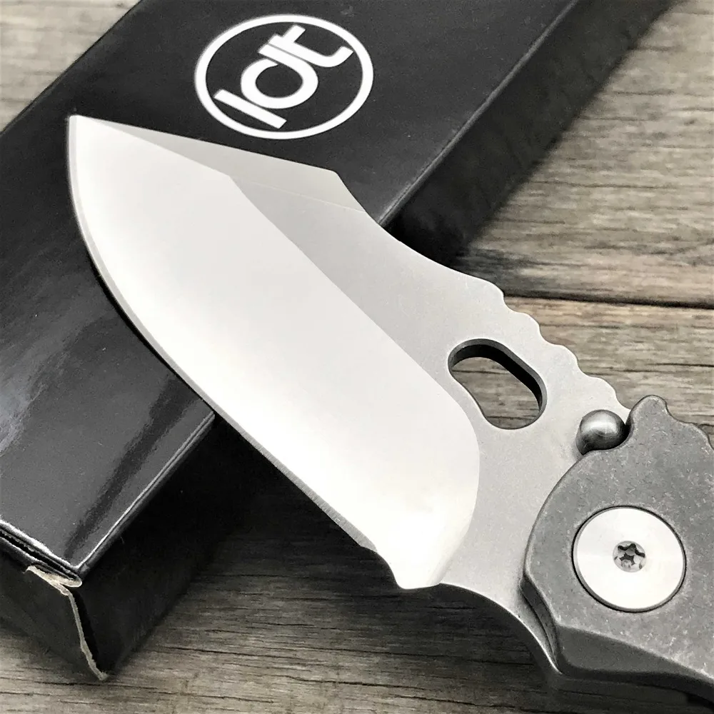LDT TG04 складной нож S35VN лезвие титановая ручка шариковый подшипник тактический нож для выживания походные ножи для улицы карманные инструменты для повседневного использования