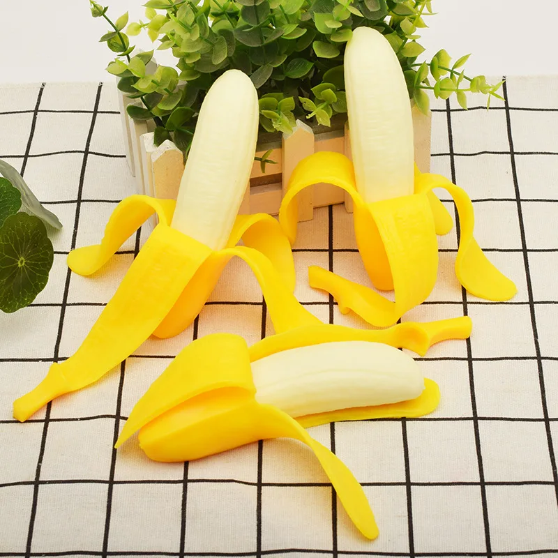 

Squish Spoof Peeling Bananas Decompression Toys Games Prank Funny Trick Joke Gags Practical Jokes Stress Reliever Mischief Gift