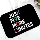 Смешной геймер игровой дверной коврик гейк кнопки Playstation всего пять минут, Придверный коврик, ковер для мальчиков, геймеров, домашний декор, подарки