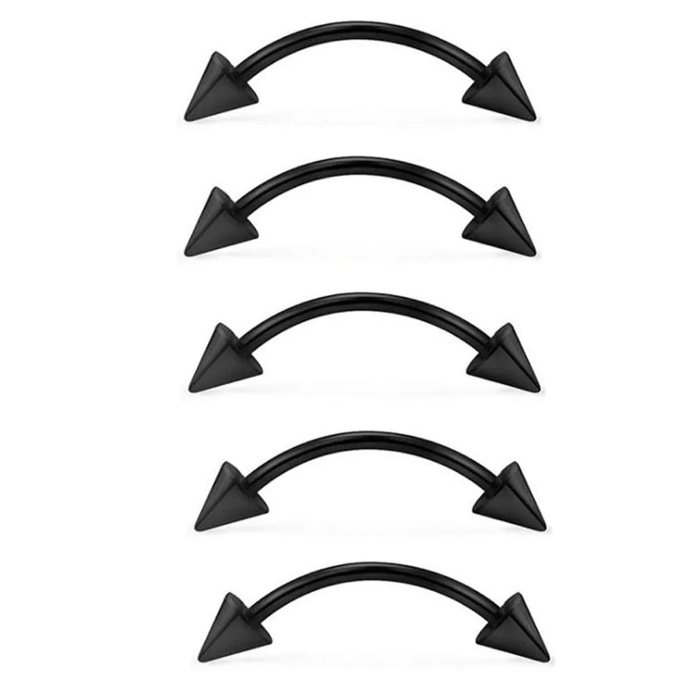 Оптовая продажа пирсинг для бровей 5 шт./лот 16 г хирургический стальной шарик