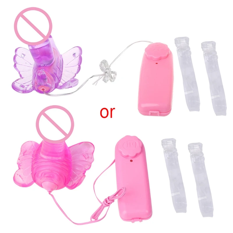New Remote Control Butterfly Strap-on Vibe Clitoral Vibrator Sex Toy for Women Random Color | Красота и здоровье