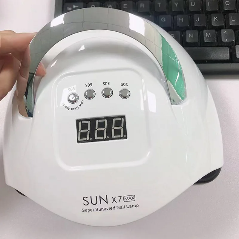 

2021 Led Induction Nail Phototherapy Machine 150/110/54W High Power Nail Heating Lamp Double Light Source Nail Dryer