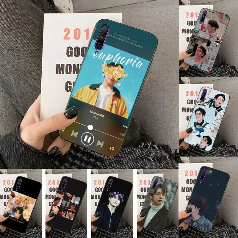 

Euphoria Jungkook KPOP Phone Case For Huawei Y5 Y62019 Y52018 Y92019 Luxury funda case for 9prime2019