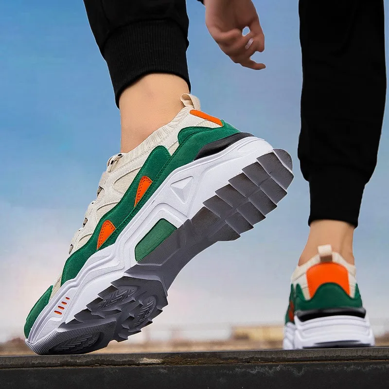 

Men's lightweight comfortable breathable fashion shoes rubber outdoor leisure sports shoes high quality foot jogging men's shoes