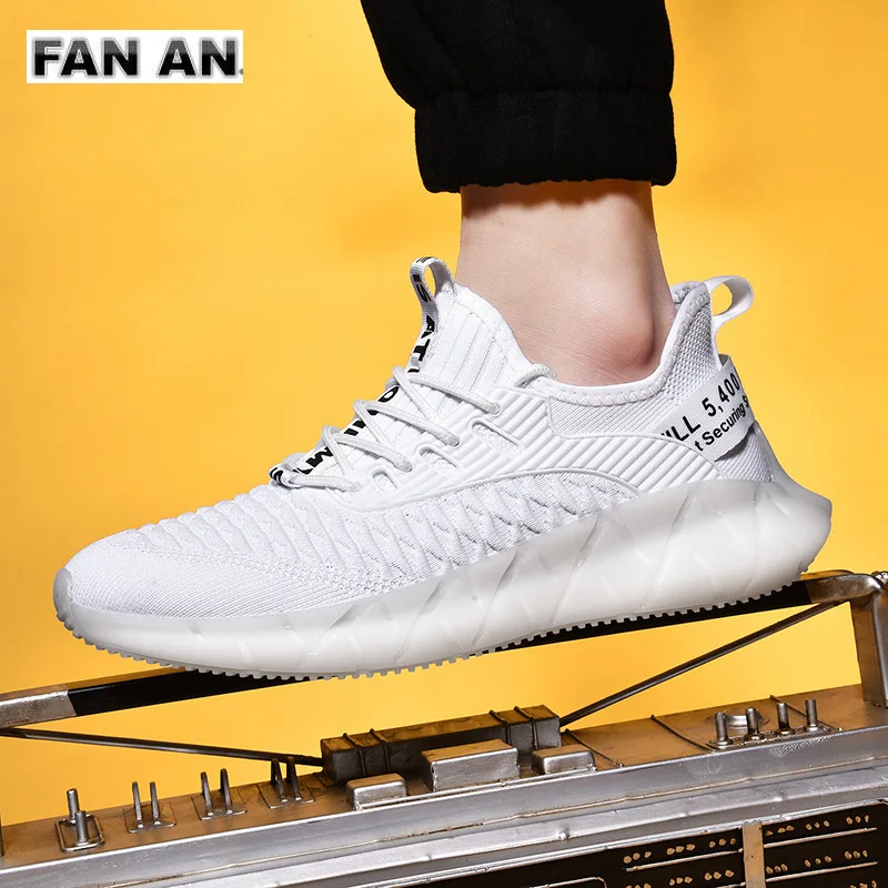 

Wear-resistant high-quality coconut shoes men's sneakers 39-46 men's shoes flying woven running shoes soft sole casual shoes