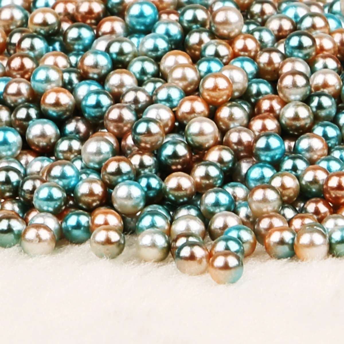 

Storage Box Filling Pearls 8mm 90g No Hole Coloured Round Acrylic ABS Imitation Pearl Filler Diy Loose Beads More Than 300pcs