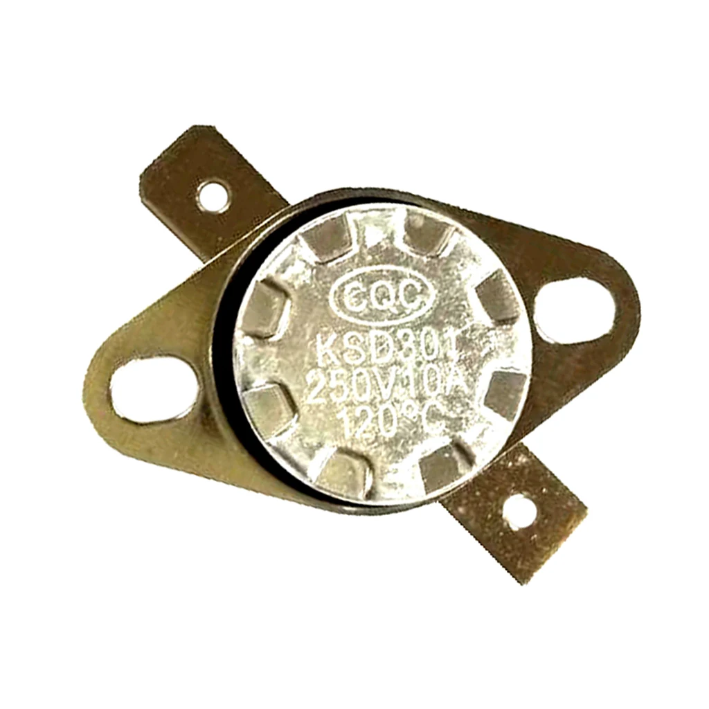 

2 шт. переключатель терморегулятора 120 °C N.C. Нормально закрытый