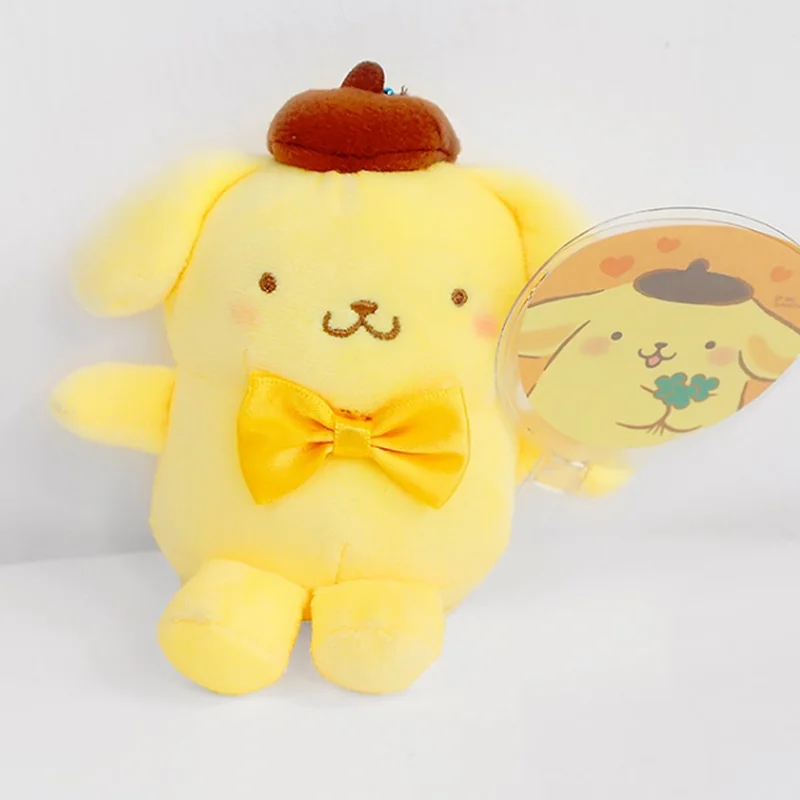 

Dog Melody Kuromi Cartoon Plush Dolls Key Chain Fluffy Doll Keyring Toys Key Holder Pendant Unisex Gift Cute Anime Keychain