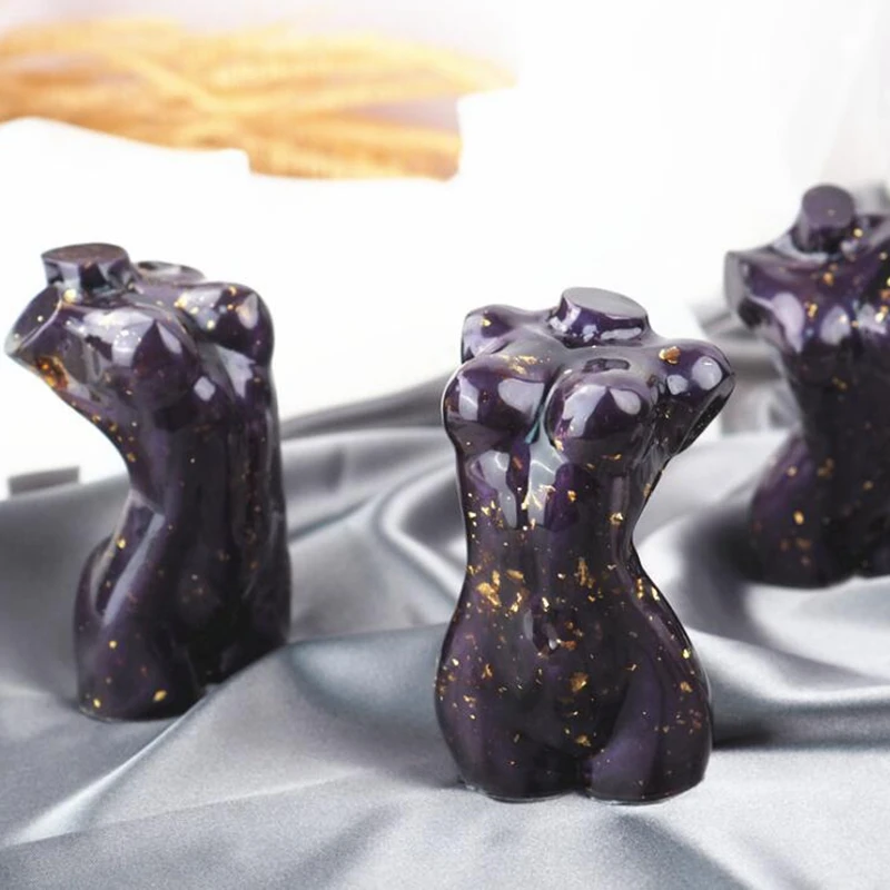 

1pcs Transparent Silicone Mould Resin Decorative Craft DIY Model body Ornaments Mold epoxy resin molds for jewelry