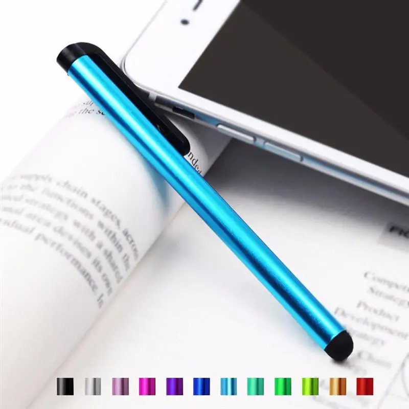 

5 Pcs Universal Soft Head For Phone Tablet Durable Stylus Pen Capacitive Pencil Touch Screen Pen Clip Design