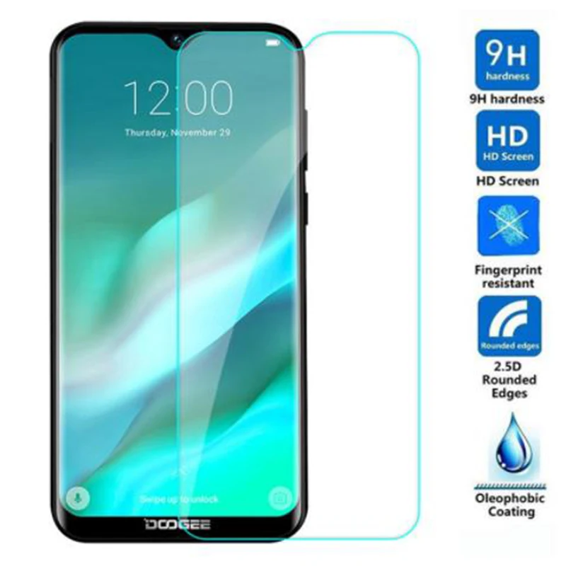 

Tempered Glass For Doogee X90 X90L X60 X60L X100 X11 Y7 S97 X96 Pro BL5000 Lite2.5D Protective Film LCD Screen Protector Cover