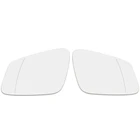 Боковое крыло дверное зеркало заднего вида стекло с подогревом 2-Pin для BMW 5 6 7 серии F07 F10 F11 F06 F12 F01 F02