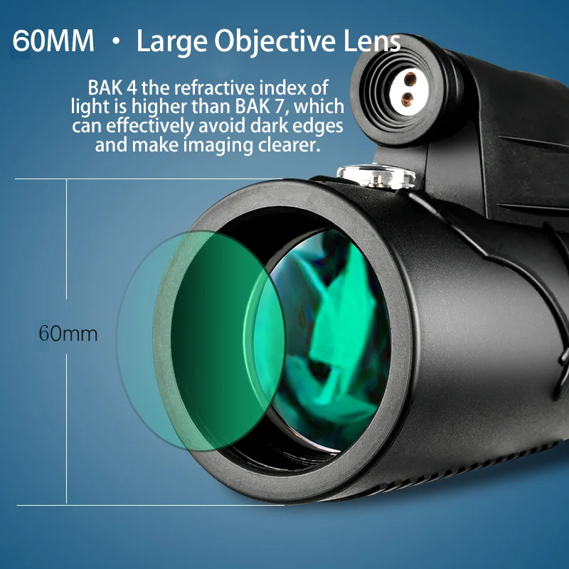 Монокулярный телескоп с функцией ночного видения 50x6 дюймов | Инструменты