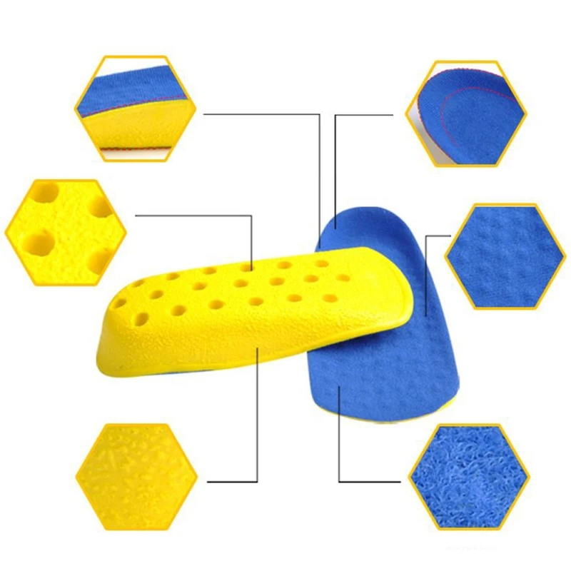 1 пара стельки из ПУ кожи 2 см | Спорт и развлечения