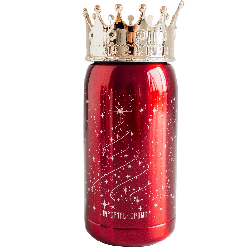 Корона термос кружка нержавеющая сталь шейкер для кофе чашка botella de agua де inoxidable