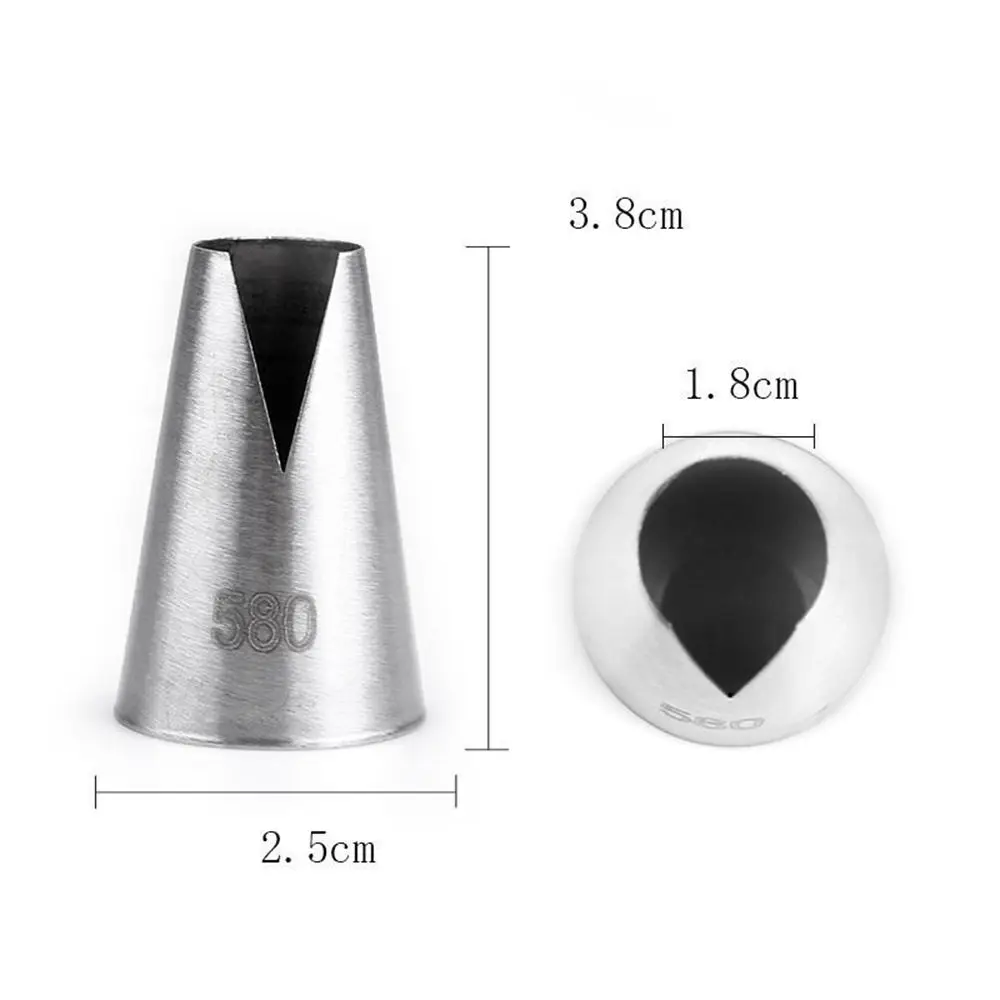 

2021 New Arrivded Home Cake Tools 222# Popular 580# Flower Icing Piping Tips Nozzle Cake Cupcake Decorating Pastry Tool