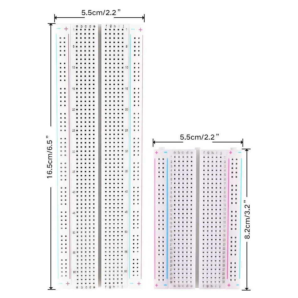 Макетная плата 830 точечная макетная 400 точек без пайки набор прототипов печатных