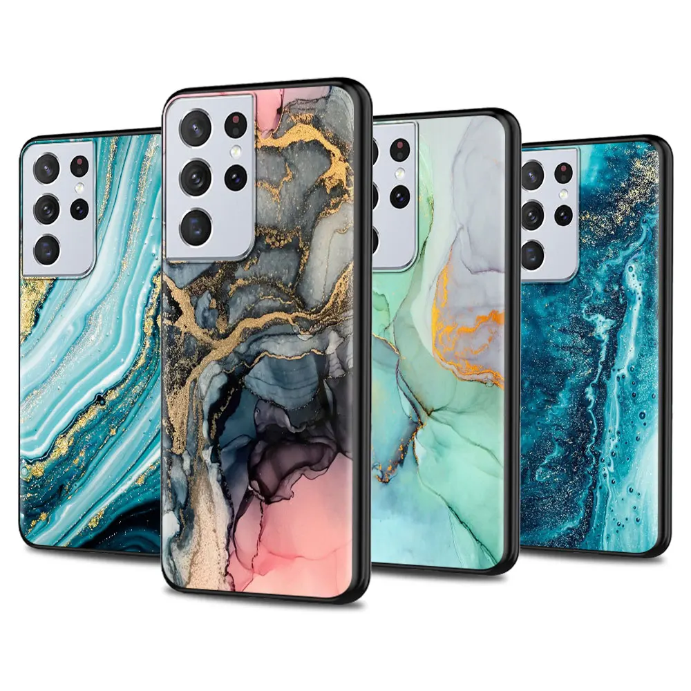 

Colorfull Marble Soft TPU Phone Case for Samsung Galaxy S20 FE S21 Ultra S10e S10 5G S9 S8 Plus S7 Edge Cases Back Cover Coque