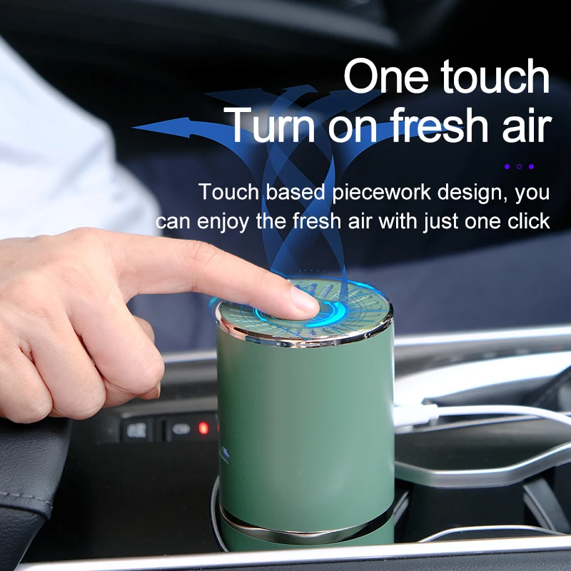 Car Air Purifier Cleaner Negative Ion USB Mini Home Vehicle Air Cleaner Remove Formaldehyde Air Purifier Car Accessories