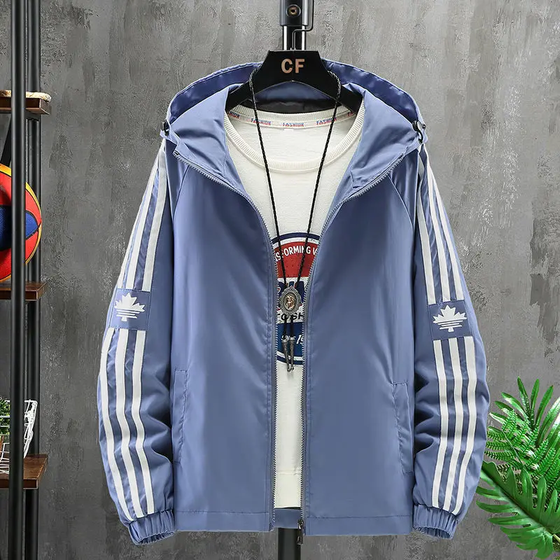 

Japanese and Korean version of handsome spring jacket oversize men's versatile sports jacket youth breathable casual clothes