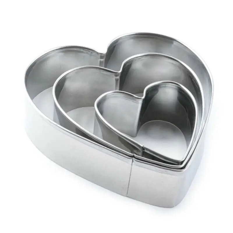 

12Pcs/set Stainless Steel Biscuit Mold Baking Utensils Creative Cake Fried Egg