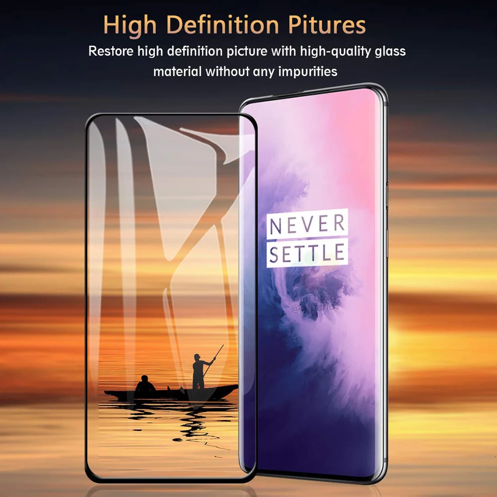 Защитное стекло закаленное 2.5D для OnePlus 8 7T 7 Pro McLaren 9H 0 3 мм Защитная пленка One Plus