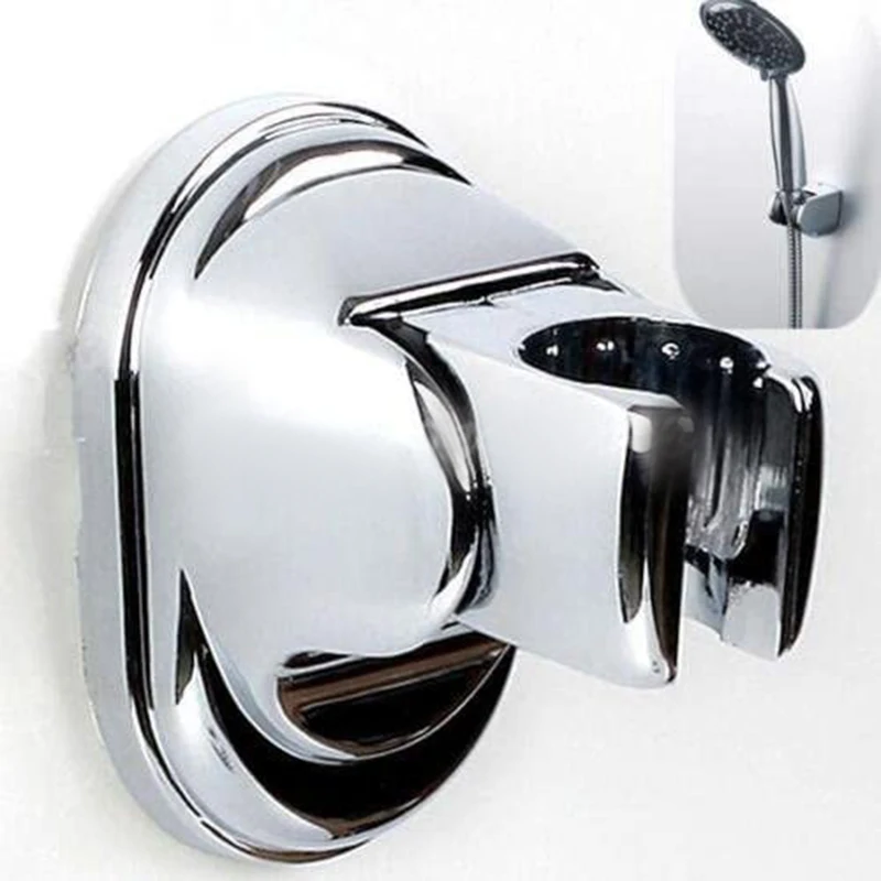 Adjustable Shower Head ABS Chrome Bathroom Supplies Bathroom Bracket Wall Mount Mounted Holder
