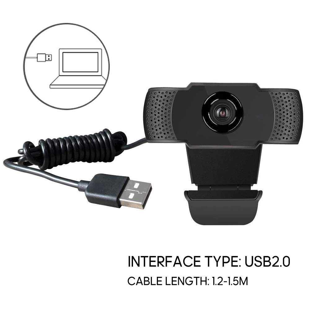1080P/720P веб камера высокой четкости с микрофоном USB Веб компьютер ПК s для видео