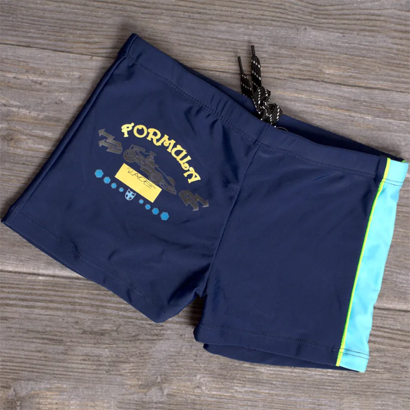 Детский купальник для мальчиков новинка 2019 темно синий Летние плавки 9022|Мужские