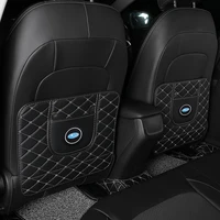 1pc car seat back anti kick pad leather interior auto anti scratch protector covers pads for subaru forester impreza accessories