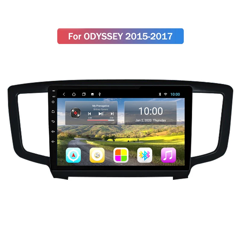 Автомагнитола для Honda odysley 15 17 мультимедийный GPS навигатор на Android 2 ГБ + 32 android 9 Wi Fi
