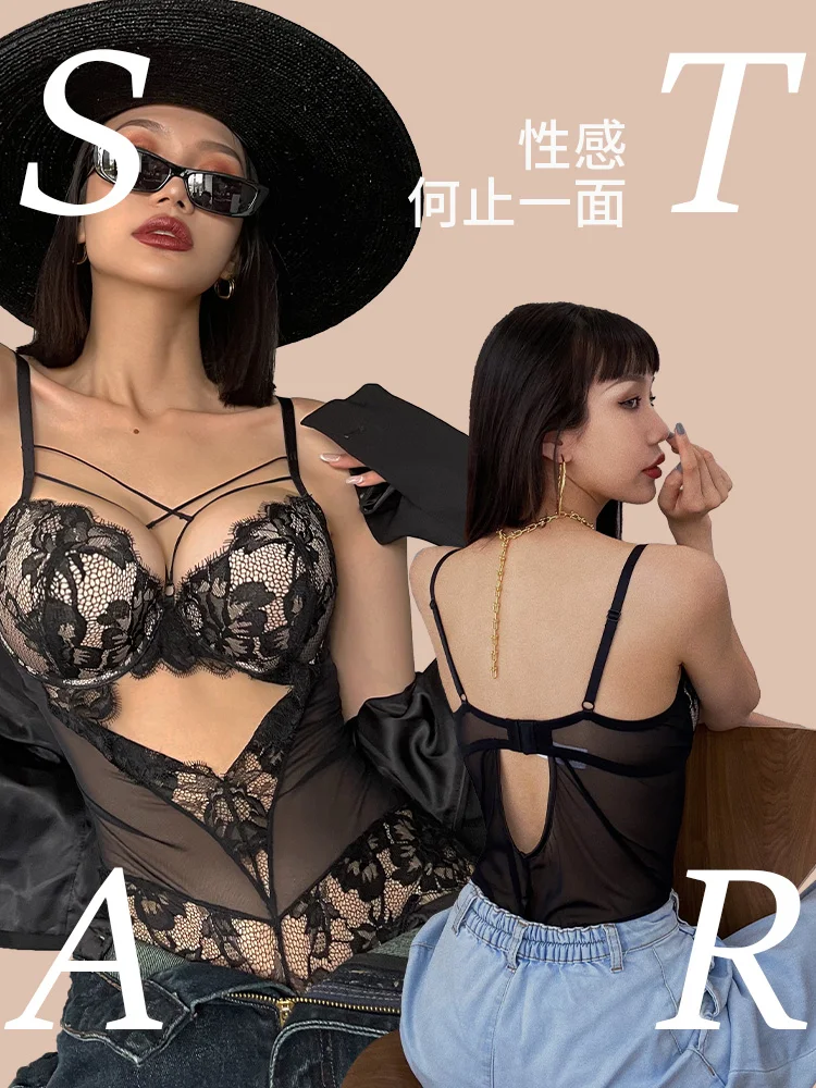 Women's One-Piece Underwear Sexy Bra Small Chest Push up Breast Holding Belly and Waist Shaping Corset Bodybuilding Girdle Bra