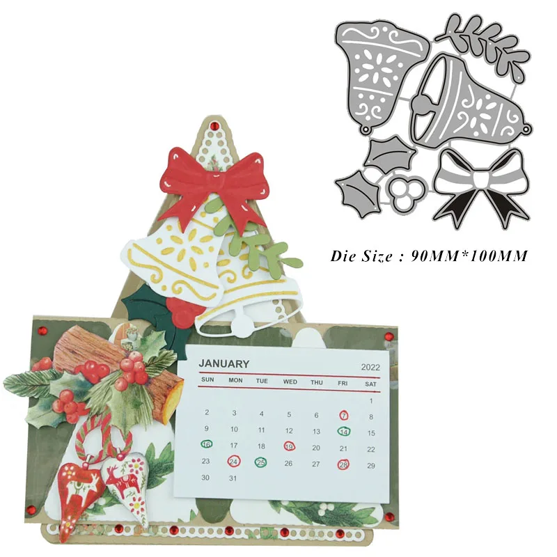 

Металлические стальные Вырубные штампы в виде колокольчиков для рукоделия «сделай сам» скрапбукинга декоративные бумажные карты лезвие п...